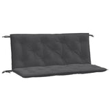 Vidaxx Gartenbankauflagen 2 Stück 120x50x7 cm Stoff Anthrazit gemischt
