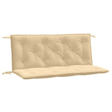 Vidaxx Gartenbankauflagen 2 Stück 120x50x7 cm Stoff beige gemischt