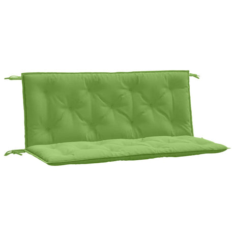 Vidaxx Gartenbankauflagen 2 Stück 120x50x7 cm Stoff grün gemischt