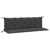 Vidaxx Gartenbankauflagen 2 Stück 180x50x7 cm Stoff Anthrazit gemischt