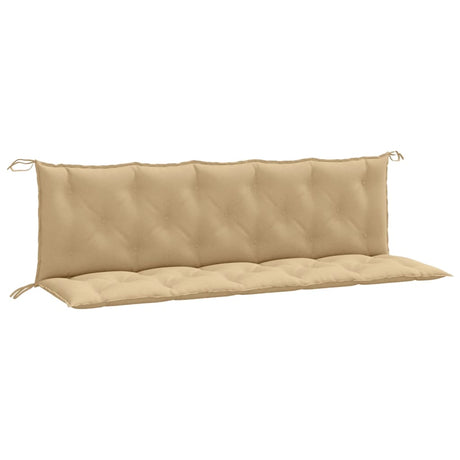 Vidaxx Gartenbankauflagen 2 Stück 180x50x7 cm Stoff beige gemischt