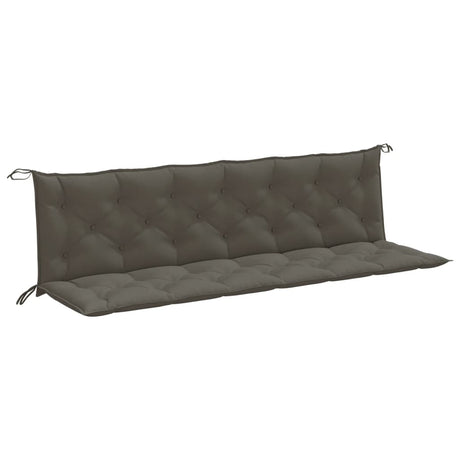 Vidaxx Gartenbankauflagen 2 Stück 200x50x7 cm Stoff dunkelgrau gemischt