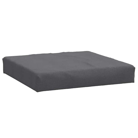 Vidaxxl Palettenkissen 60x60x9,5 cm Stoff Anthrazit gemischt