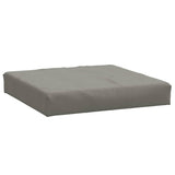Vidaxx Palettenkissen 60x60x10 cm Stoff dunkelgrau gemischt