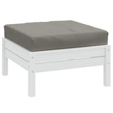 Vidaxx Palettenkissen 60x60x10 cm Stoff dunkelgrau gemischt