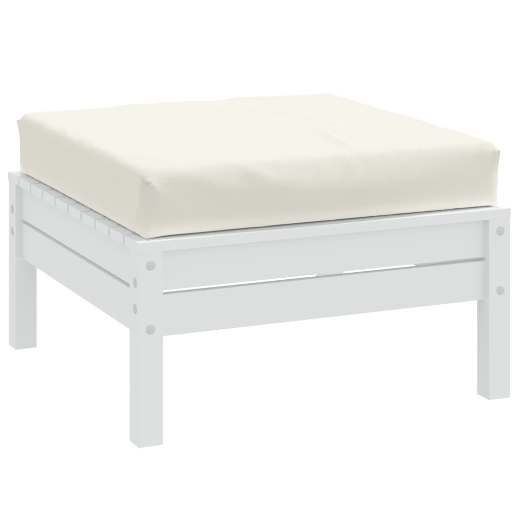 Vidaxx Palettenkissen 60x60x10 cm Stoff gemischt creme