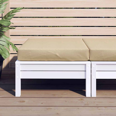 Vidaxx Palettenkissen 60x60x10 cm Stoff beige gemischt