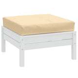 Vidaxx Palettenkissen 60x60x10 cm Stoff beige gemischt