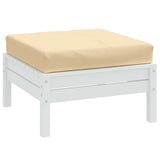 Vidaxx Palettenkissen 60x60x10 cm Stoff beige gemischt