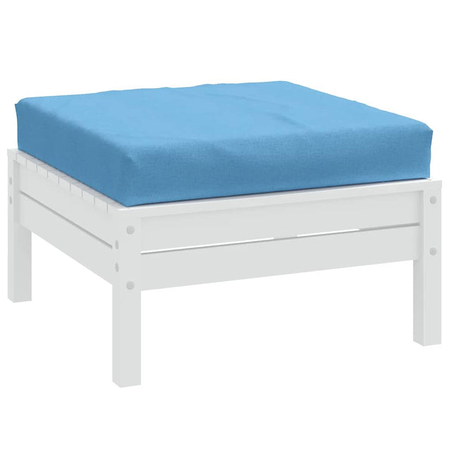 VidaXL Palettenkissen 60x60x9,5 cm Stoff blau gemischt