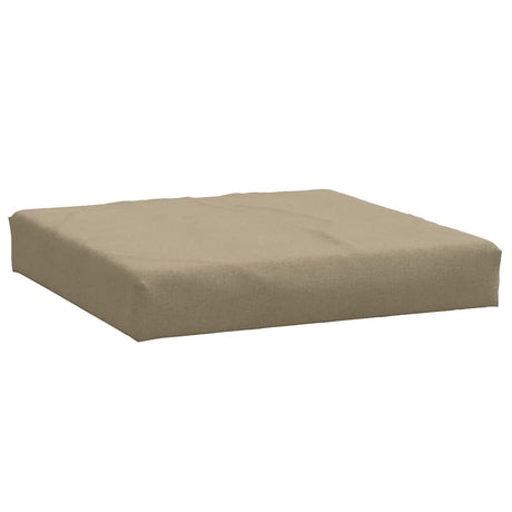 VidaXL Palettenkissen 60x60x9,5 cm Stoff Taupe meliert