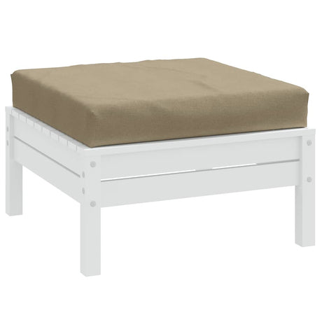 VidaXL Palettenkissen 60x60x9,5 cm Stoff Taupe meliert