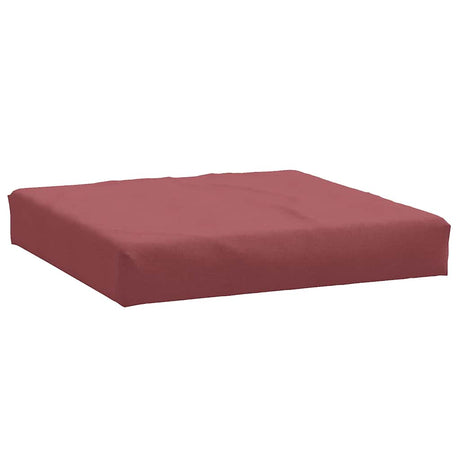 Vidaxx Palettenkissen 60x60x9,5 cm Stoff weinrot gemischt