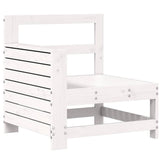 Vidaxl tuinbank met armleuning 69x62x70,5 cm massief grenenhout wit