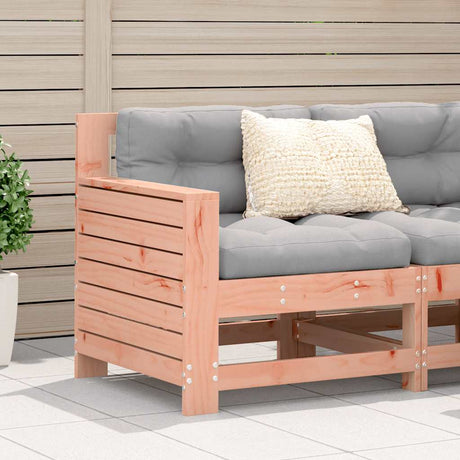 Vidaxl tuinbank met armleuning 69x62x70,5 cm massief douglashout