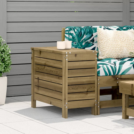 Vidaxl tuinvoetenbank 62x31,5x52 cm geïmpregneerd grenenhout