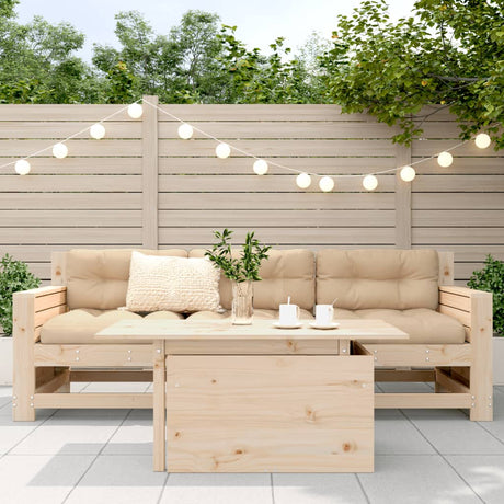 Vidaxl tuintafel 100x50x75 cm massief grenenhout