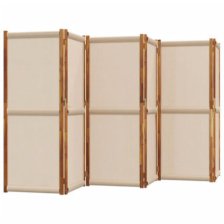 Vidaxl kamerscherm met 6 panelen 420x180 cm taupe