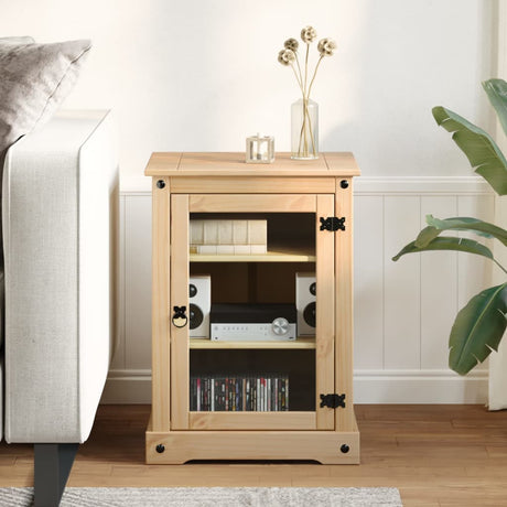 Vidaxl hifi-meubel corona 60x50x82 cm massief grenenhout