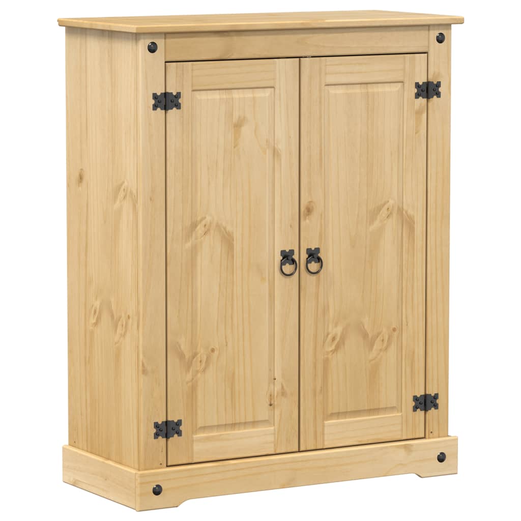 VidaXL Schuhschrank Corona 86x38,5x108 cm massives Kiefernholz