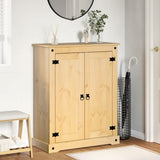 VidaXL Schuhschrank Corona 86x38,5x108 cm massives Kiefernholz