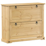 Vidaxx Schuhschrank Corona 99x32x85 cm massives Kiefernholz