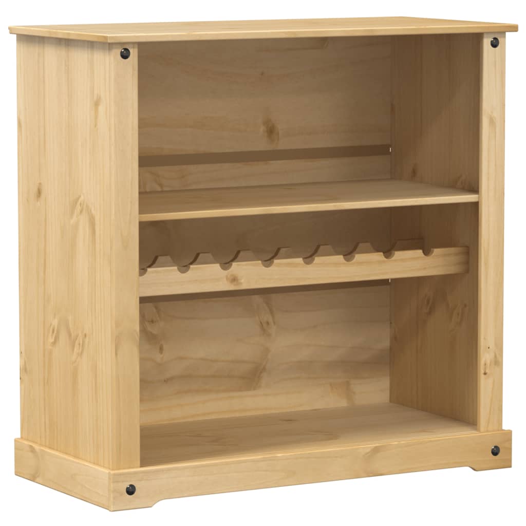 Vidaxl wijnkast corona 107,5x51x105,5 cm massief grenenhout