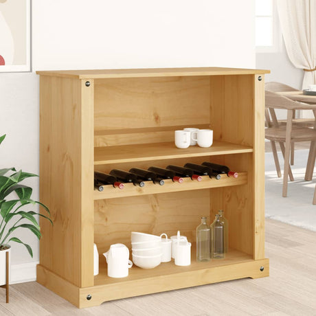 Vidaxl wijnkast corona 107,5x51x105,5 cm massief grenenhout
