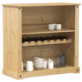 Vidaxl wijnkast corona 107,5x51x105,5 cm massief grenenhout