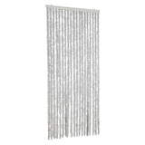 Vidaxx Fliegenvorhang 56x200 cm Chenille grau
