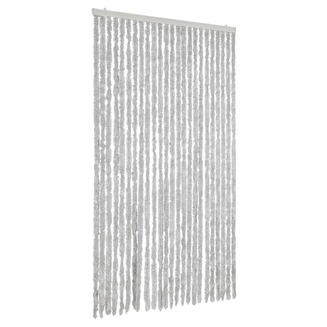 Vidaxx Fliegenvorhang 100x200 cm Chenille grau