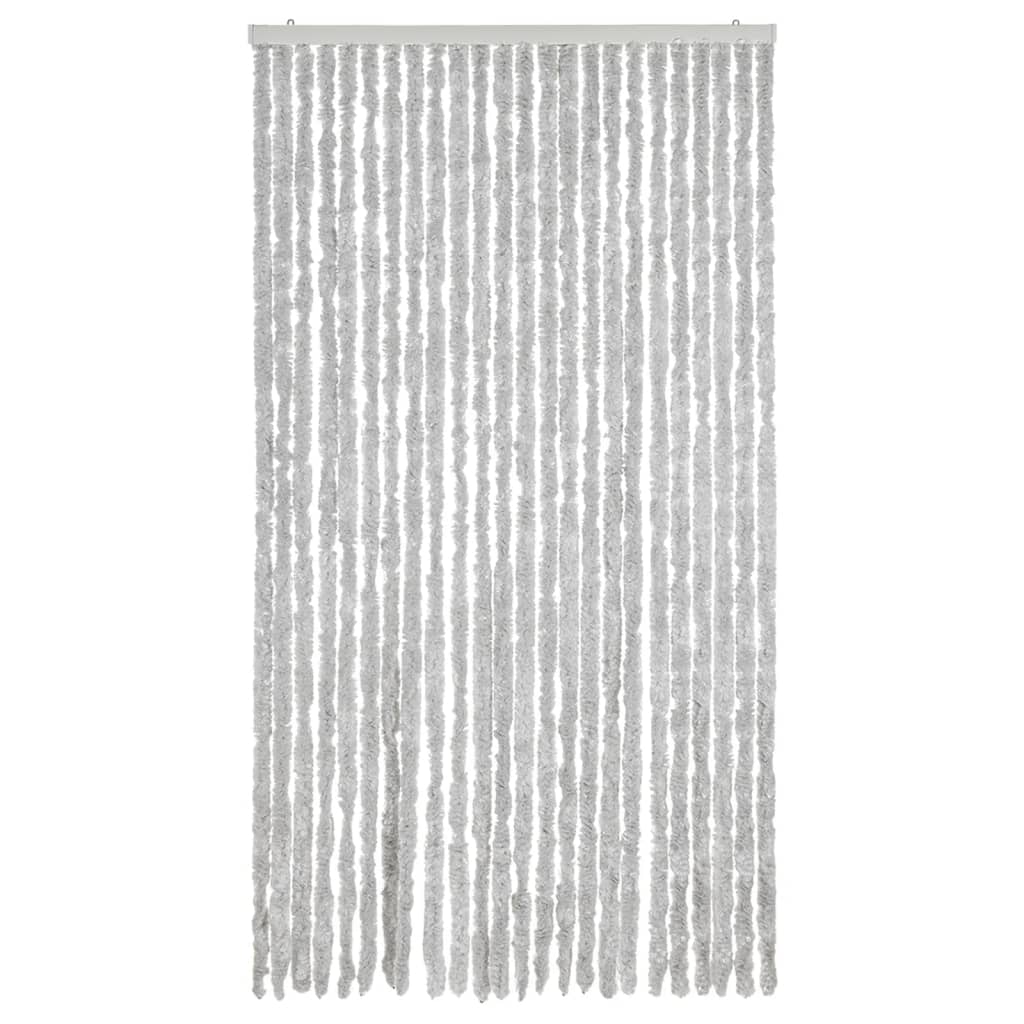 Vidaxx Fliegenvorhang 100x230 cm Chenille grau