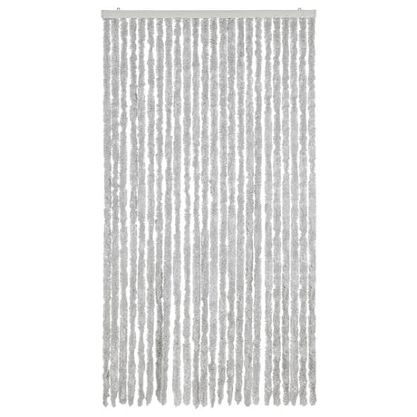 Vidaxx Fliegenvorhang 100x230 cm Chenille grau