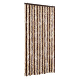 Vidaxx Fliegenvorhang 100x200 cm Chenille Beige und Hellbraun
