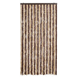 Vidaxx Fliegenvorhang 100x200 cm Chenille Beige und Hellbraun