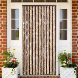 Vidaxx Fliegenvorhang 100x200 cm Chenille Beige und Hellbraun