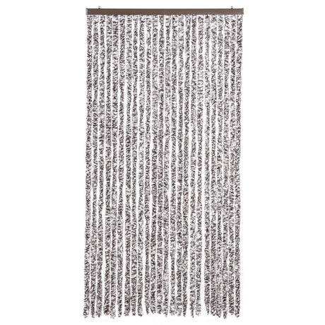 Vidaxx Fliegenvorhang 100x230 cm Chenille braun und beige