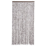 Vidaxx Fliegenvorhang 100x230 cm Chenille braun und beige