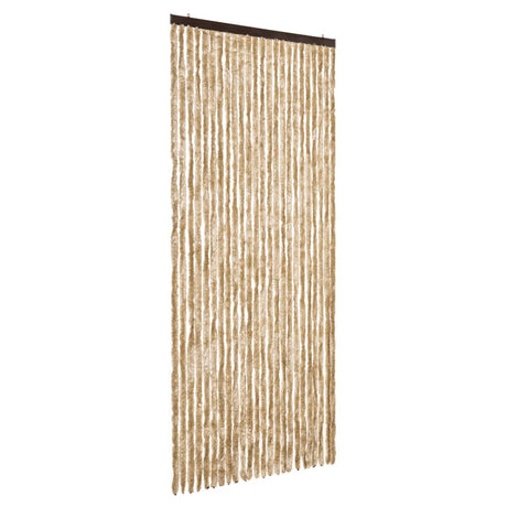 Vidaxx Fliegenvorhang 100x200 cm Chenille Beige