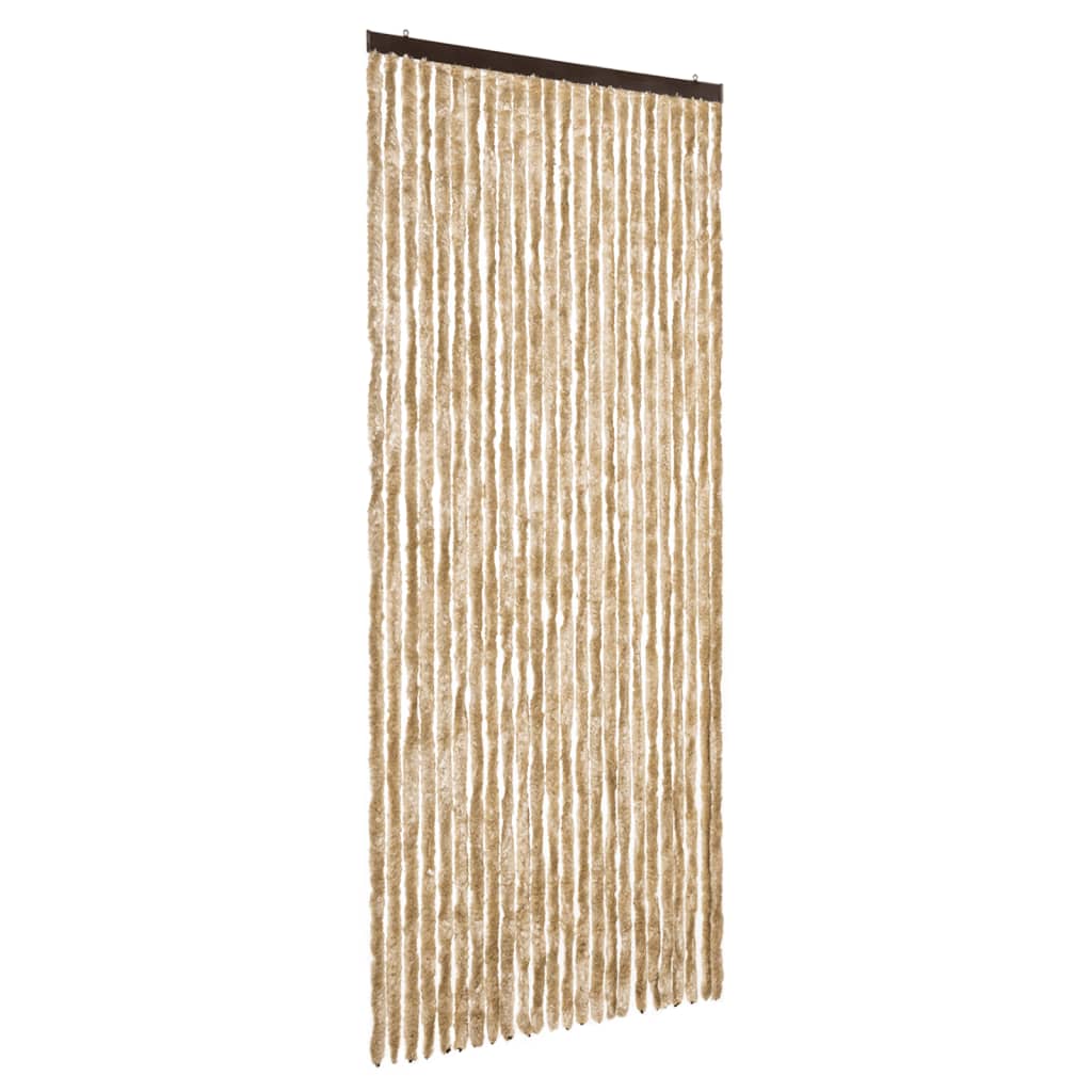 Vidaxx Fliegenvorhang 100x230 cm Chenille Beige
