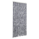 Vidaxx Fliegenvorhang 100x200 cm Chenille Silber