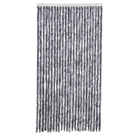 Vidaxx Fliegenvorhang 100x230 cm Chenille Silber