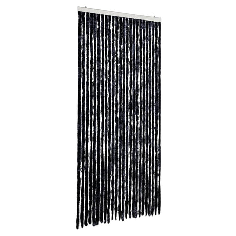 Vidaxx Fliegenvorhang 100x200 cm Chenille Anthrazit