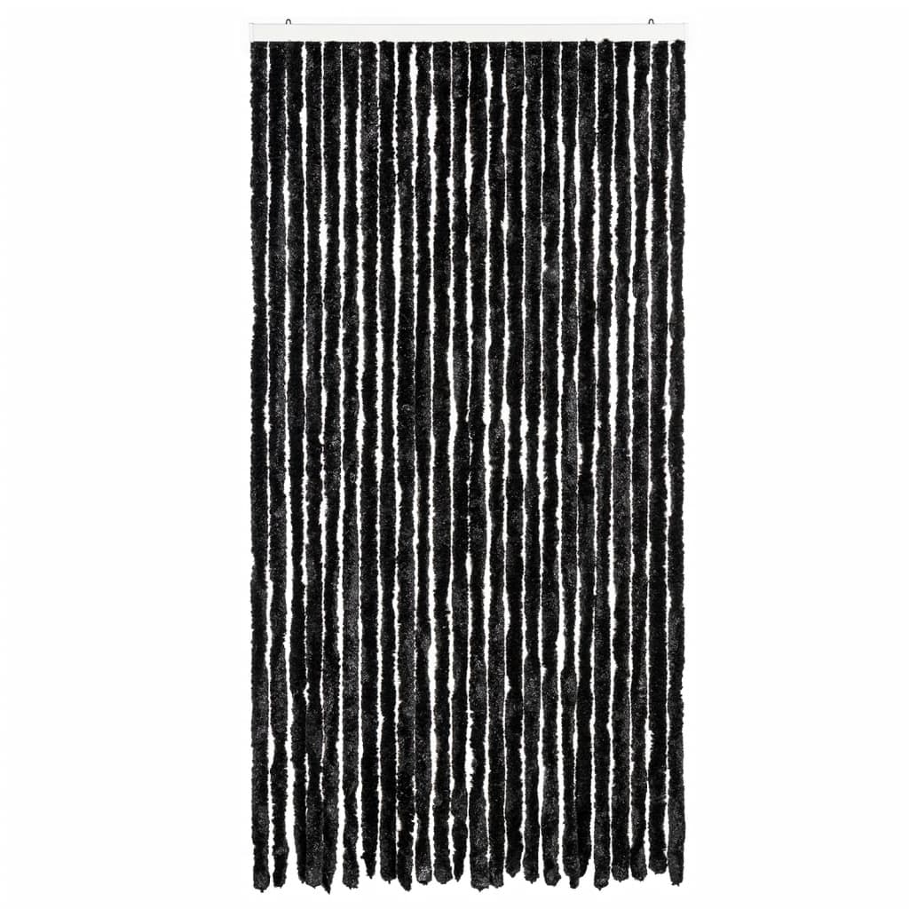 Vidaxx Fliegenvorhang 100x200 cm Chenille Anthrazit