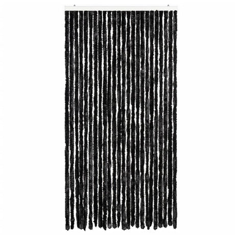 Vidaxx Fliegenvorhang 100x200 cm Chenille Anthrazit