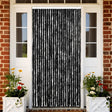 Vidaxx Fliegenvorhang 100x200 cm Chenille Anthrazit
