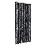 Vidaxx Fliegenvorhang 100x230 cm Chenille Anthrazit
