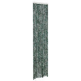 Vidaxx Fliegenvorhang 56x200 cm Chenille grün und weiß