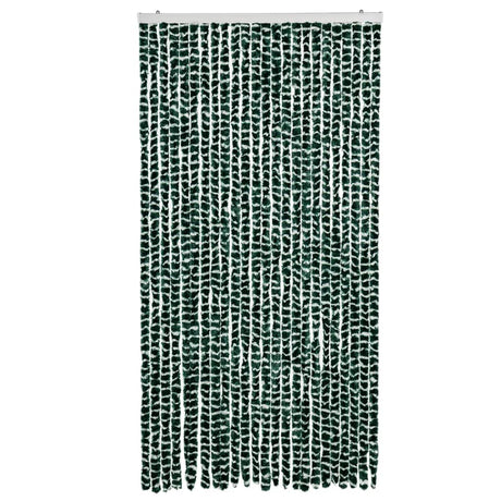 Vidaxx Fliegenvorhang 100x230 cm Chenille grün und weiß