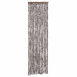 Vidaxx Fliegenvorhang 56x200 cm Chenille Beige und Braun